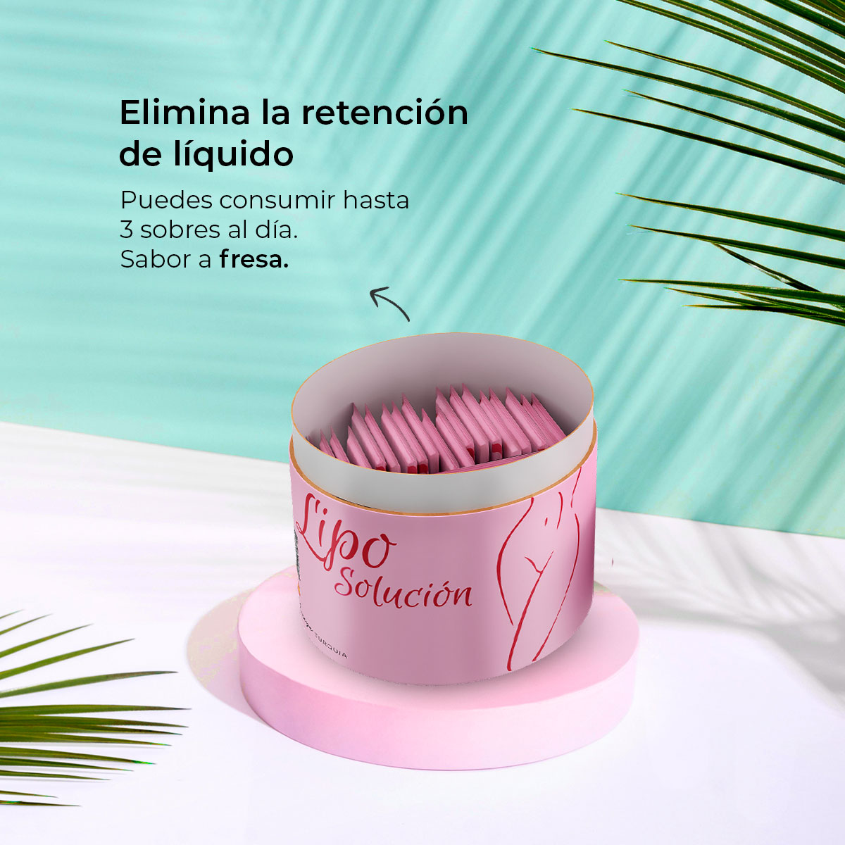 liposolución sobres bienestar, figura definida liposolución, sensación de ligereza con lipo solución