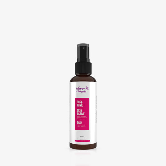 Tonico limpiador botanico con agua de rosas- 96% con ingredientes de origen natural 
