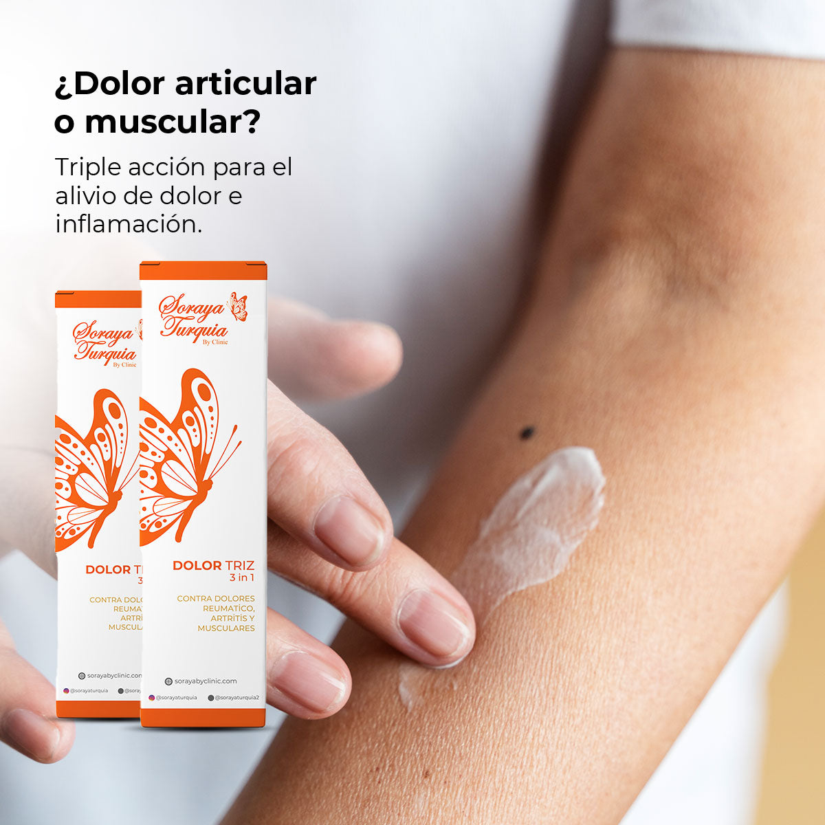 DolorTriz con efecto calor para confort muscular, Soraya by Clinic