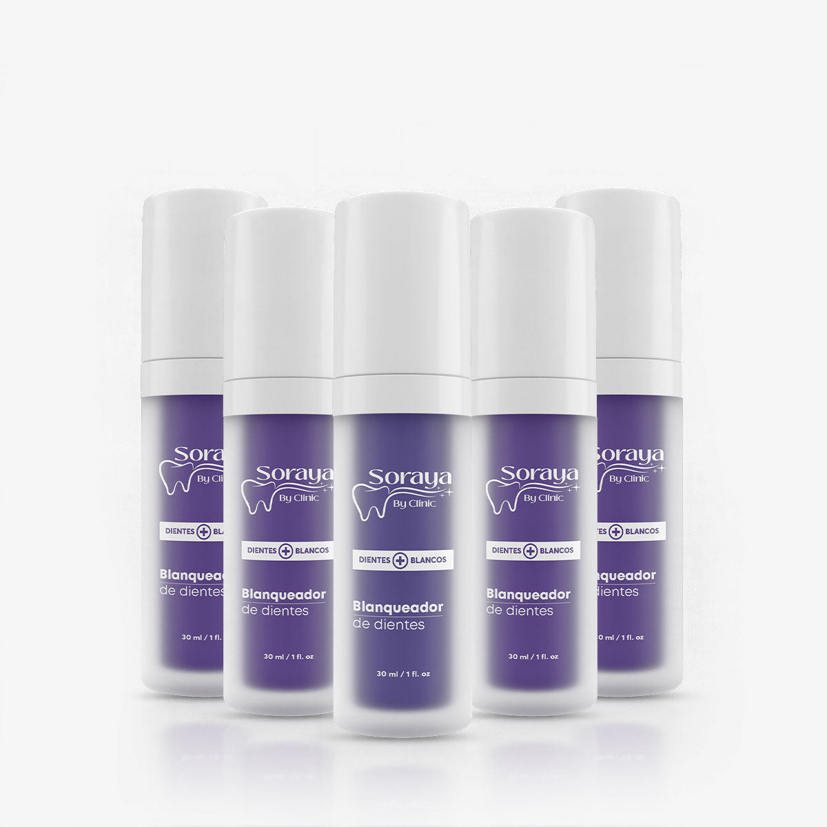 Pack familiar de 5 unidades de Blanqueador Dental, Soraya by Clinic