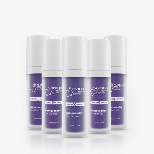 Pack familiar de 5 unidades de Blanqueador Dental, Soraya by Clinic