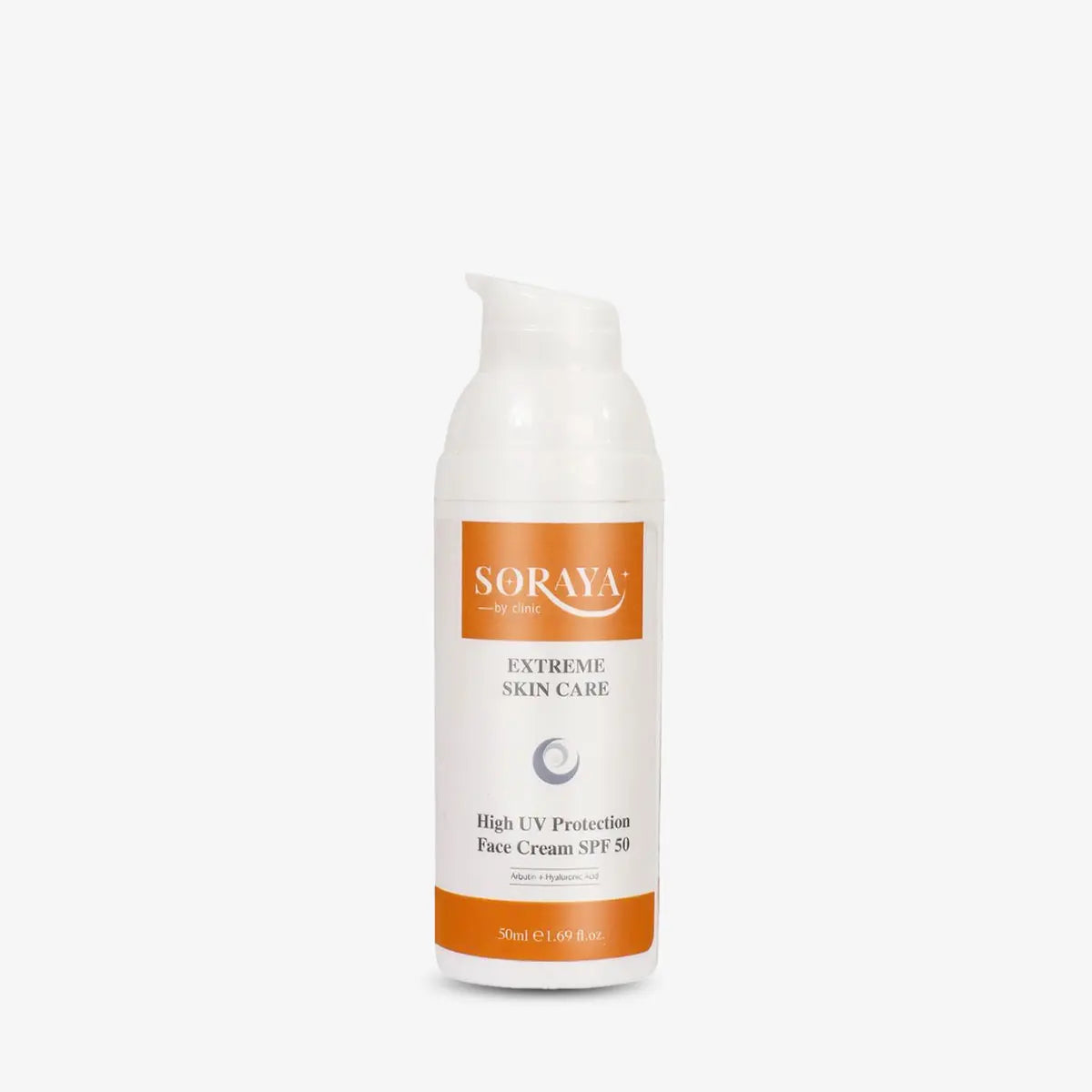 Protector Solar Facial FPS50+ con ácido hialurónico y arbutina, Soraya by Clinic