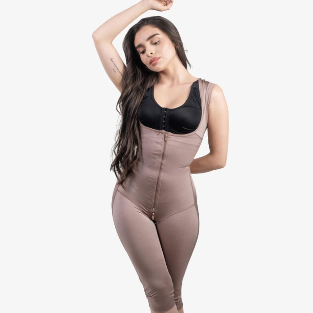 Faja Liposolución con cremallera invisible y broches, Soraya by Clinic