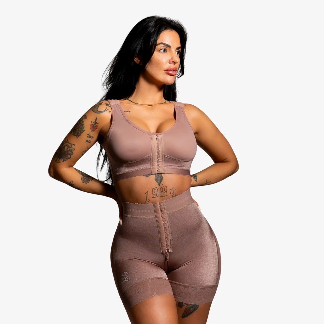 Faja Short Kim control de abdomen alto y bajo, Soraya by Clinic
