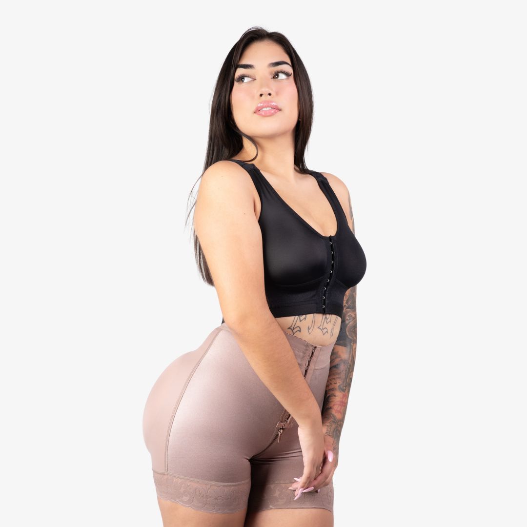 Faja Short Kim con broches ajustables de tres niveles, Soraya by Clinic