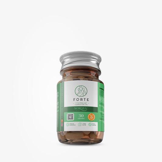 Cápsulas Forte con extractos naturales y vitamina D.