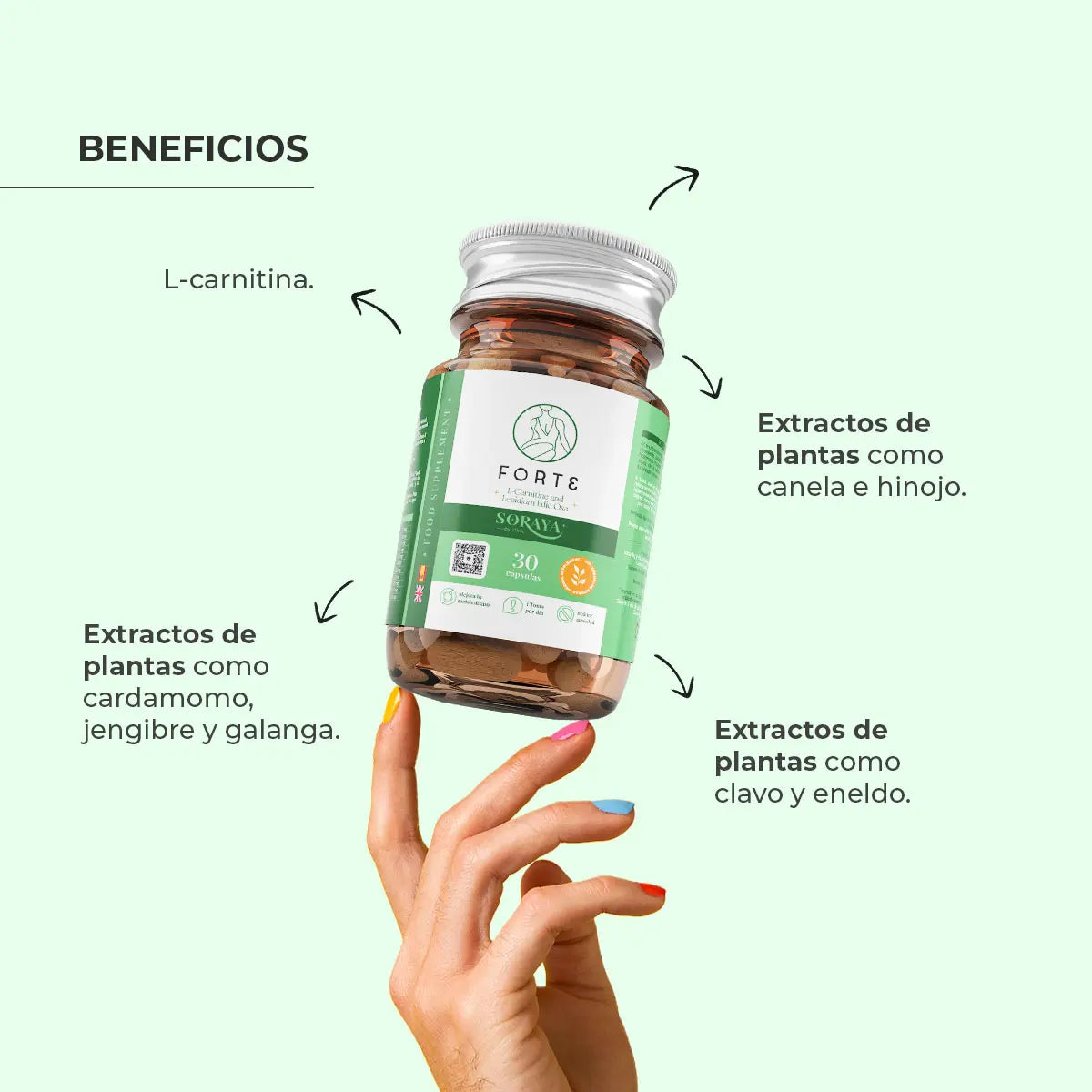 Forte con vitamina D3 para tu rutina diaria de energía, Soraya by Clinic