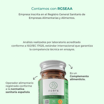Forte con L-carnitina y extractos de plantas para tu bienestar diario, Soraya by Clinic
